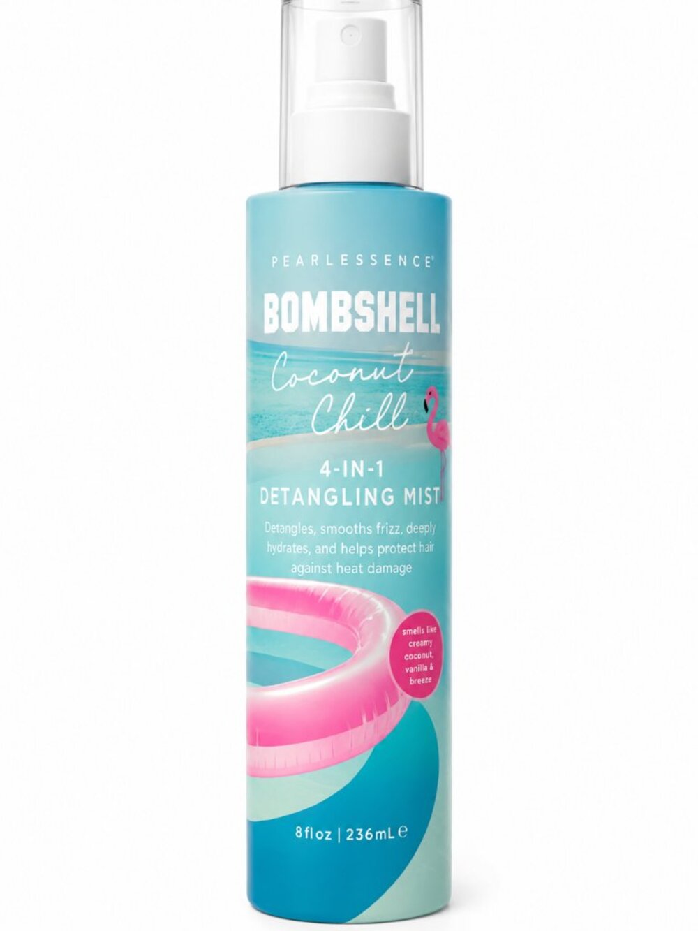 Pearlessence Bombshell Coconut Chill 4-in-1 Detangling Mist 8 fl oz Leave-In